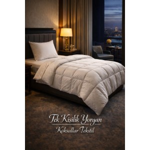 Tek Kişilik Yorgan 155x215 CM – Mikro Kumaş